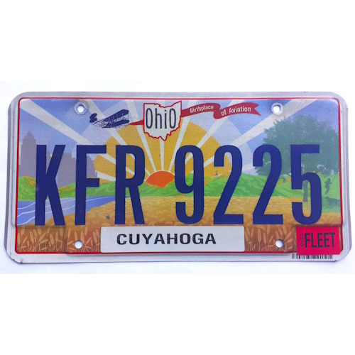 Plaque authentique ohio