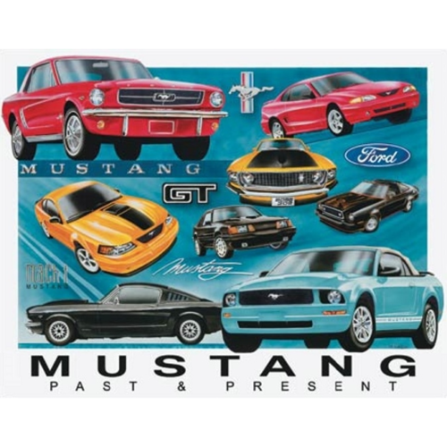 Plaque Mustang - Past and present