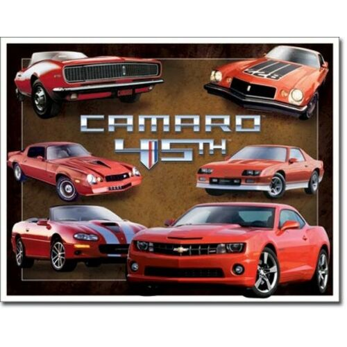 Plaque Camaro - 45th anniversary