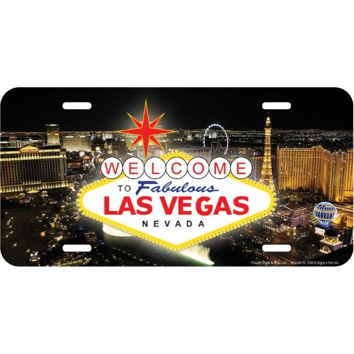 Plaque Welcome to fabulous Las vegas, Nevada