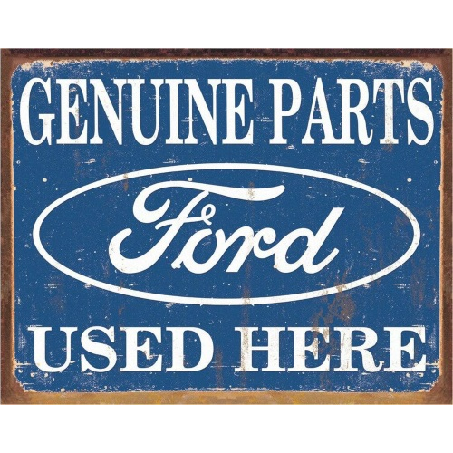 Plaque Ford - Genuine parts used here