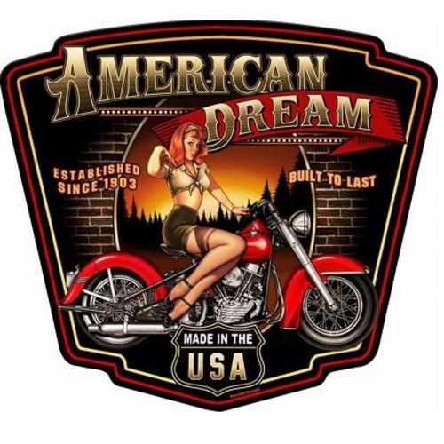 Plaque pin up american dream