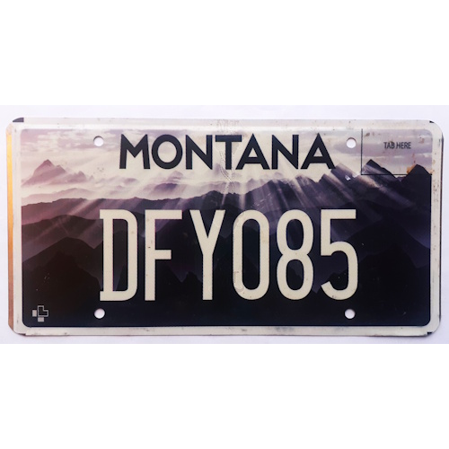 Plaque authentique montana