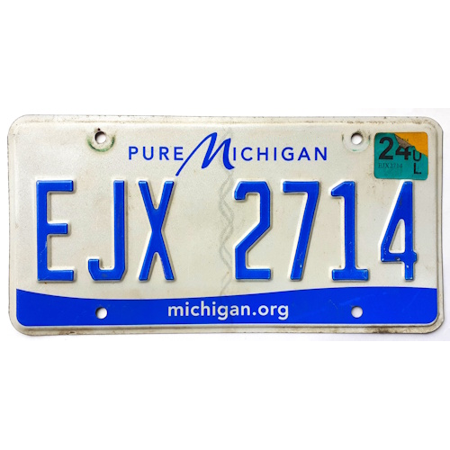 Plaque authentique michigan