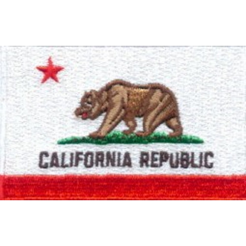 Patch drapeau californie