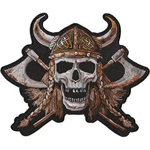 Patch viking skull