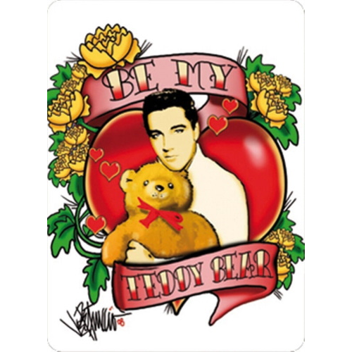 Plaque elvis teddy bear