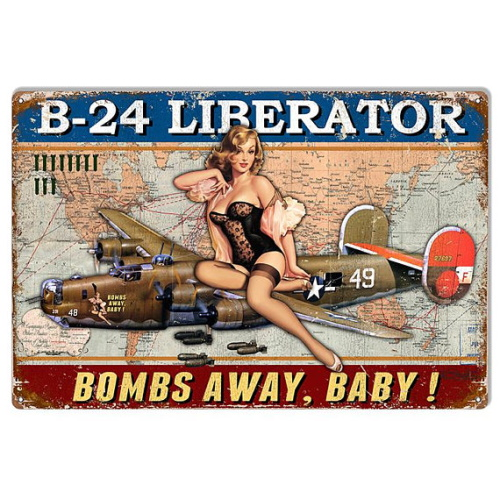 Plaque pin up bombs