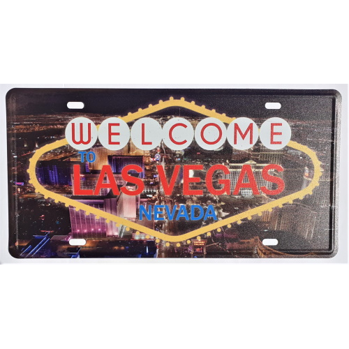 Plaque welcome las vegas