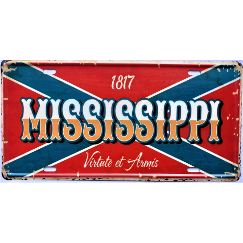 Plaque de voiture mississippi