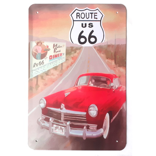 Plaque route 66 p