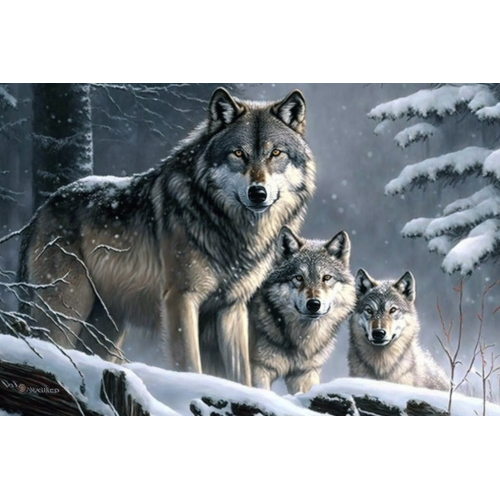 Plaque wolves