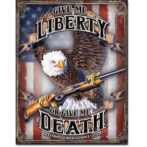 Plaque give me liberty