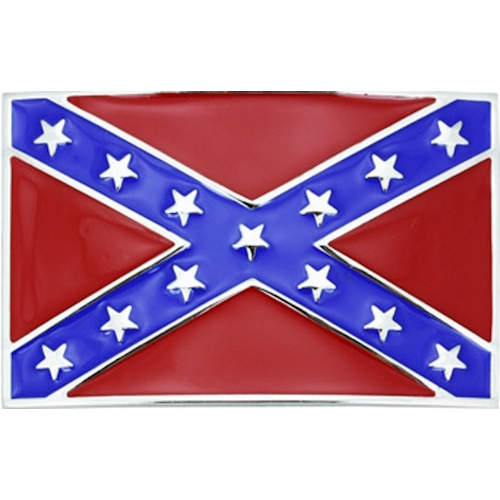 Boucle de ceinture drapeau sudiste