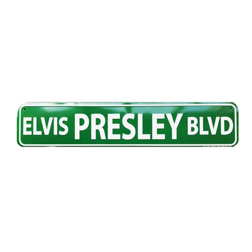 Plaque elvis presley boulevard