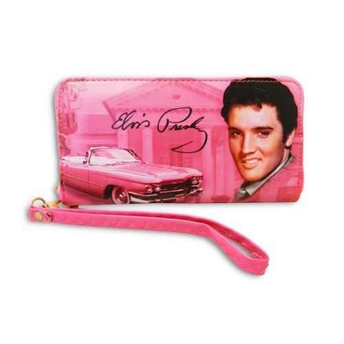 Porte feuille elvis rose