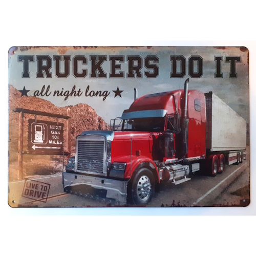 Plaque truckers do it