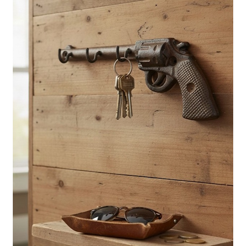 Patère - Porte clé mural Revolver