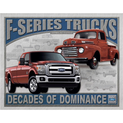 Plaque ford series trucks