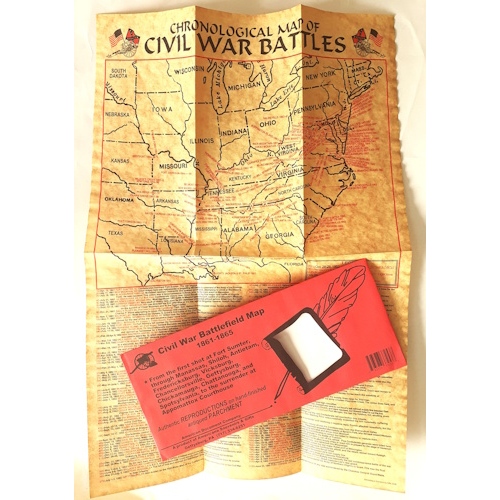 Carte guerre de secession