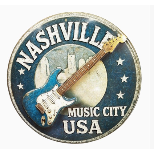 Plaque nashville music city usa