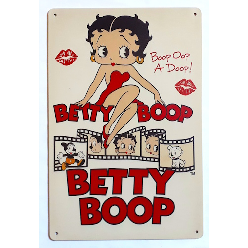Plaque betty boop boop doop