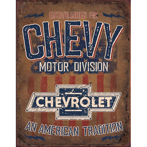 Plaque chevrolet american tradition