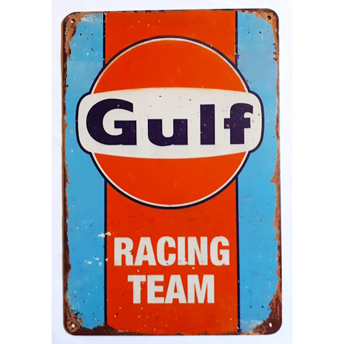 Plaque gulf racing team